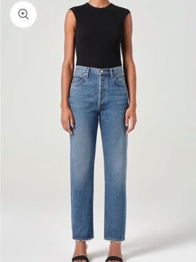 AGOLDE 90s Pinch Waist High Rise Straight Jeans Size 28